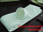 Túi lọc bụi, túi vải lọc bụi PE 500, túi lọc bụi polyester, túi lọc bụi gỗ