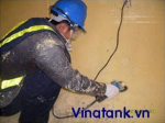 Bể lắng bằng composite, bọc phủ composite, bọc lót mặt sàn, máng dẫn