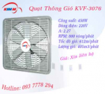Quạt thôg gió công nghiệp DASIN KVF-3076