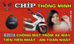 Khóa chống trộm xe máy &xe ga, chíp SMART KEY litech