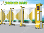 cổng xếp trượt tự động