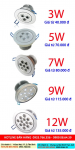 đèn led downlight âm trần giá rẻ nhất 2013