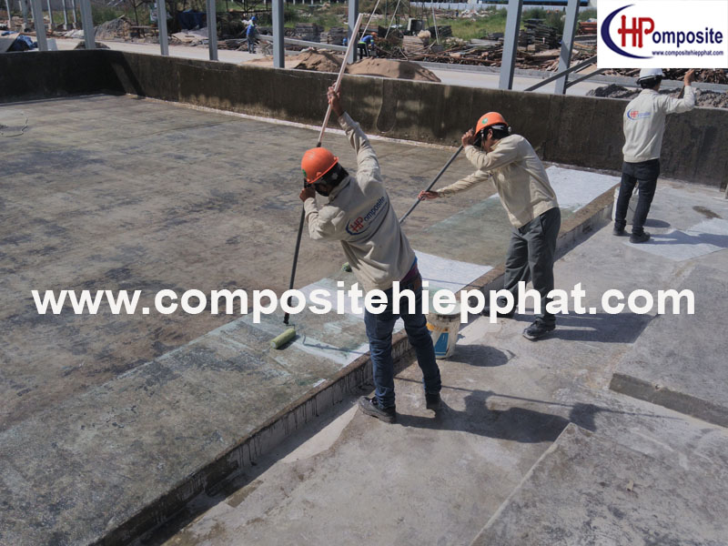 Bọc phủ FRP cho nền bê tông