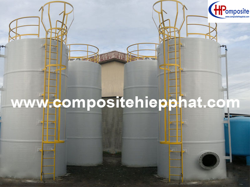 Bồn composite chứa a xít