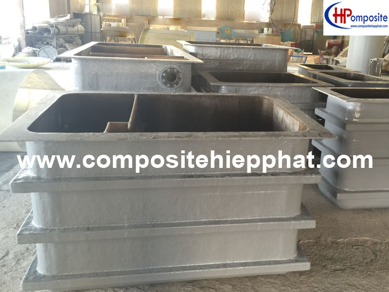 Bồn nhựa composite FRP tách mỡ