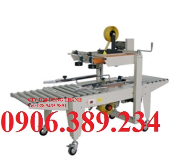 Máy dán thùng carton bán tự động