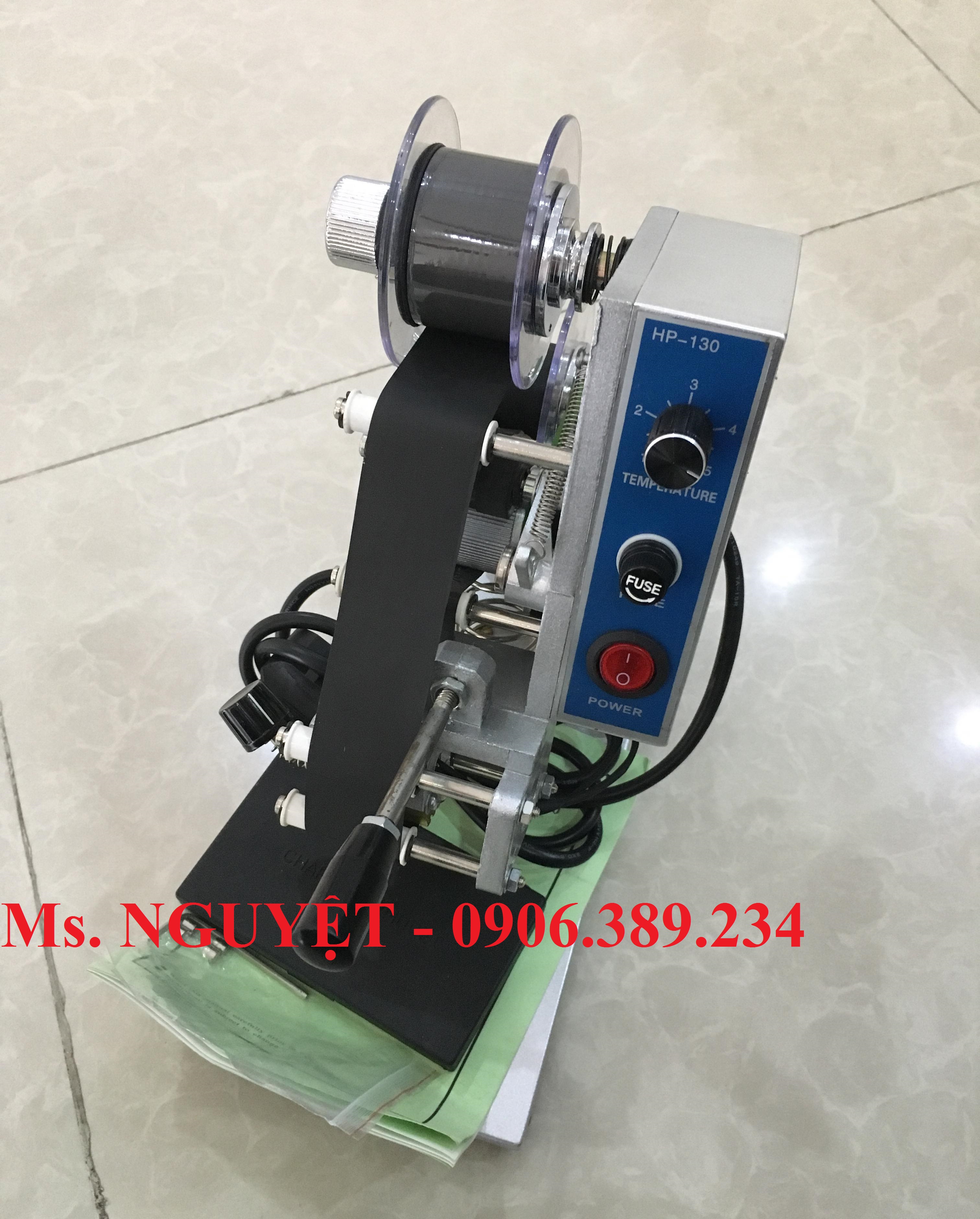 Máy đóng DATE, máy đóng ngày sản xuất hạn sử dụng trên bao bì HP130