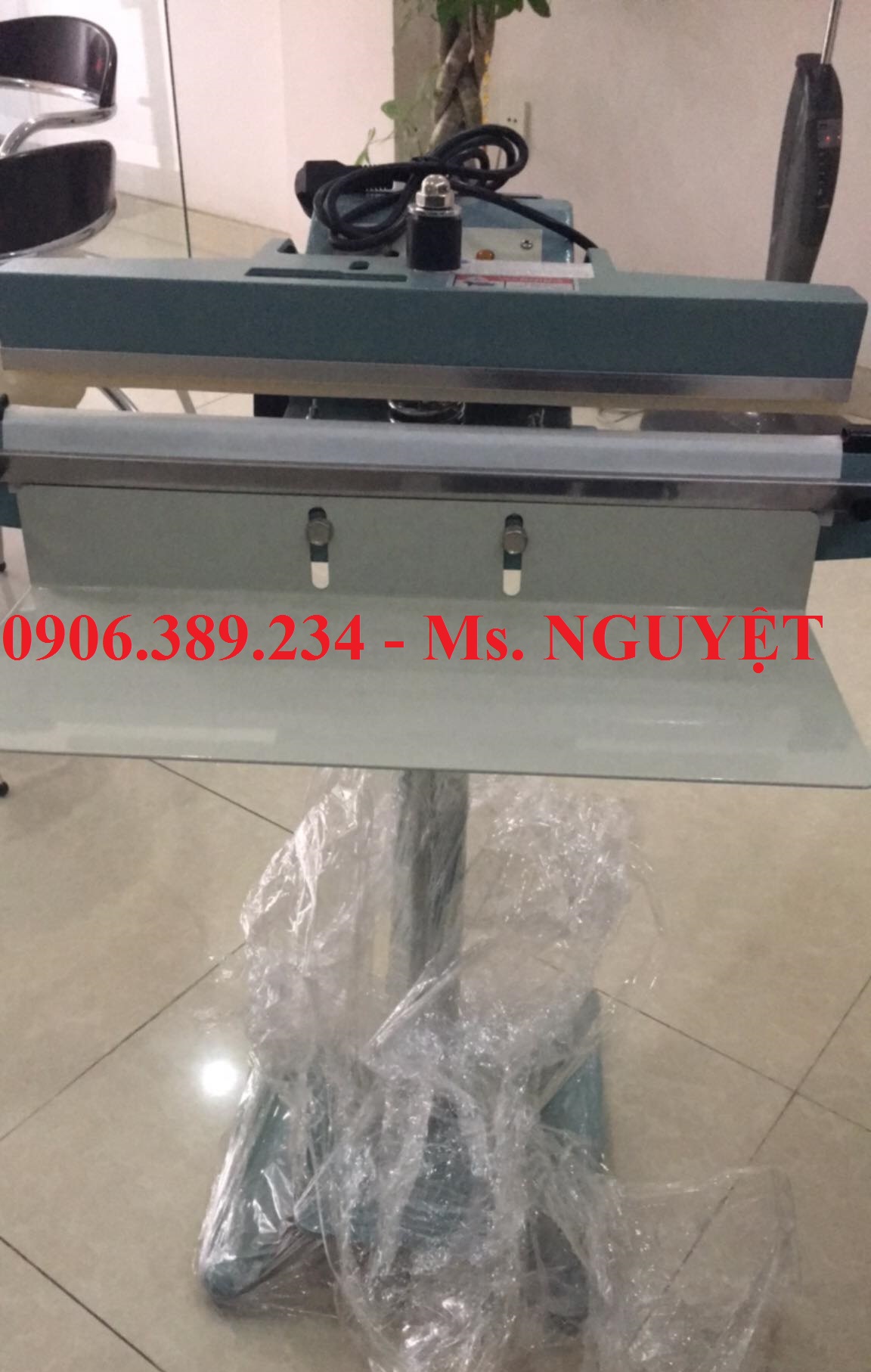 Máy hàn miệng túi dập chân giá tốt