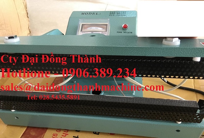 Máy hàn miệng túi dập chân hai thanh đồng