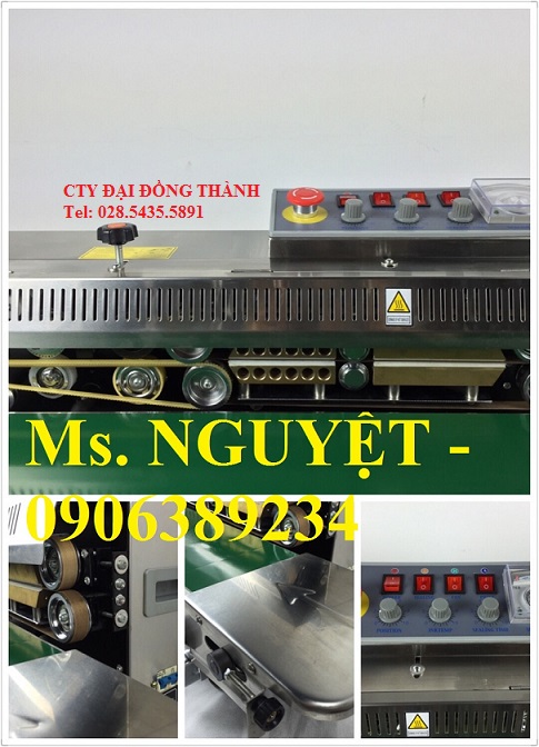 Máy hàn miệng túi liên tục indate DBF-770LD