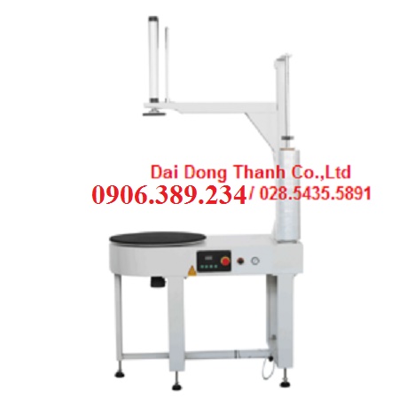 Máy quấn màng pe bán tự động Model WP-800P, quấn kiện hàng nhỏ