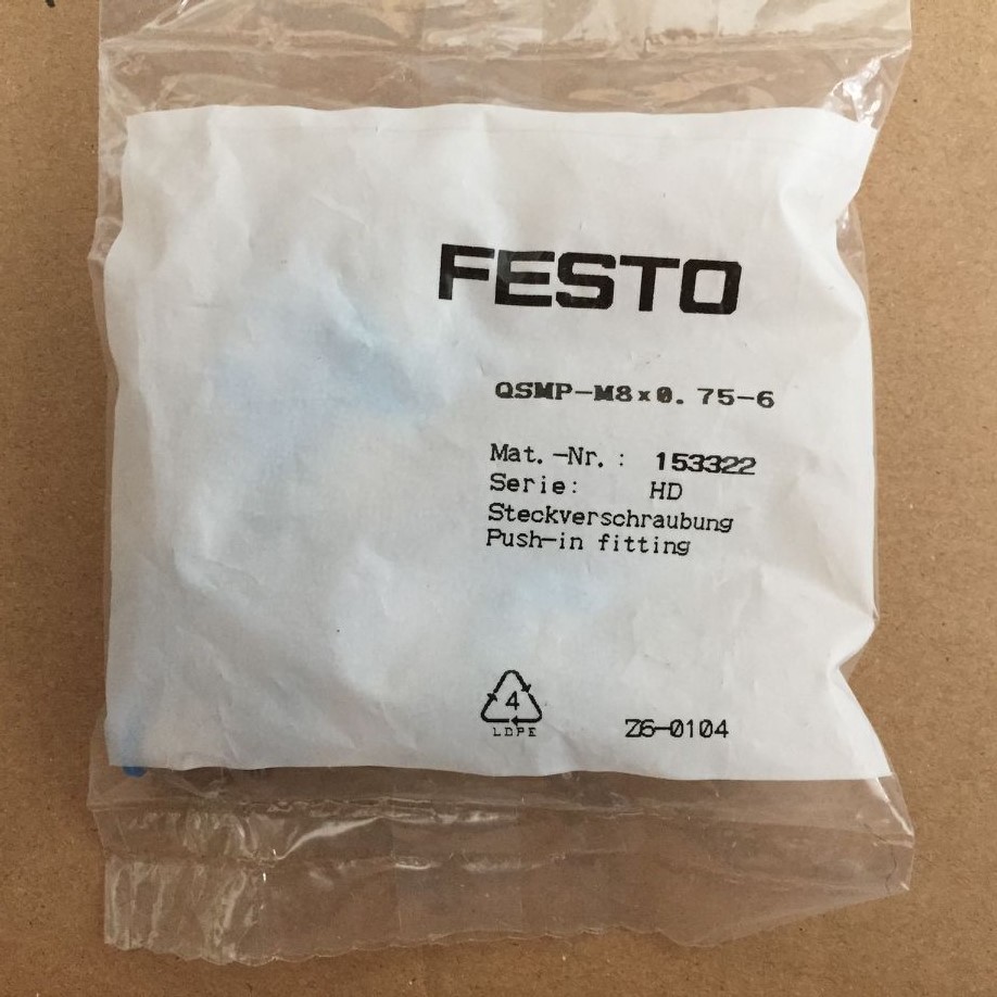 FESTO QSMP-M8*0.75-6 153322