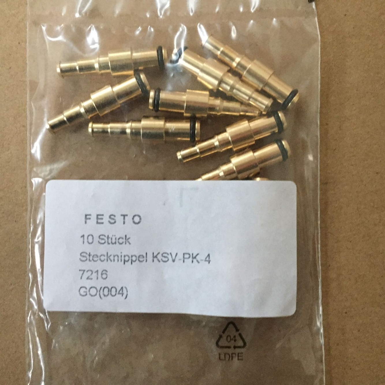 Van FESTO KSV-PK-4 7216
