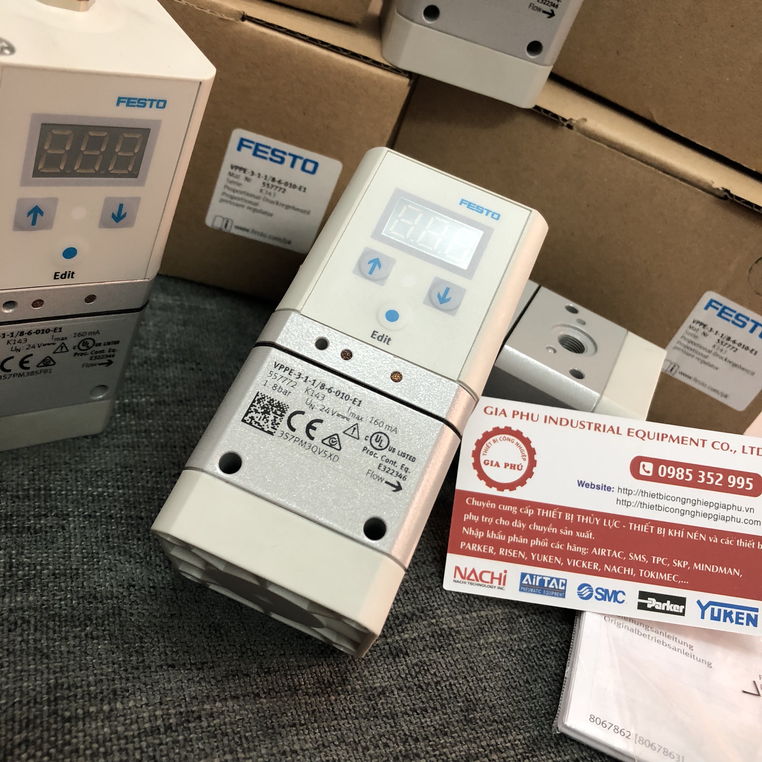 Van Tỉ Lệ (FESTO) VPPE-3-1-1/8-6-010-E1 557772