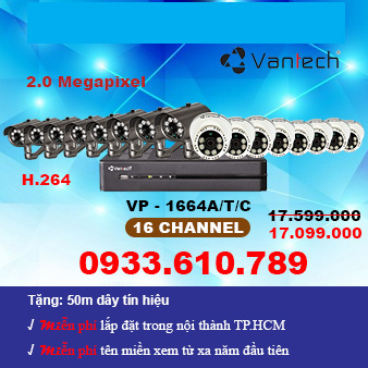 COMBO TRỌN GÓI 16 CAMERA
