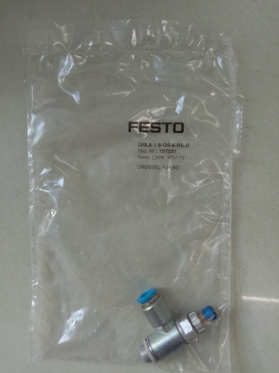 FESTO GRLA-1/8-QS-6-RS-D