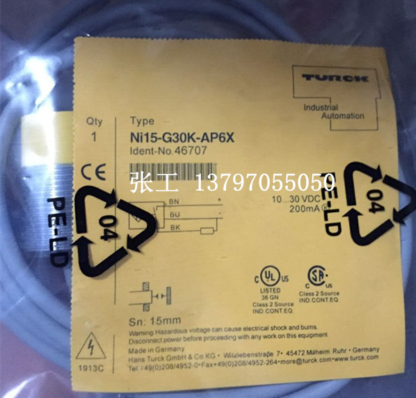TURCK NI15-G30K-AN6X