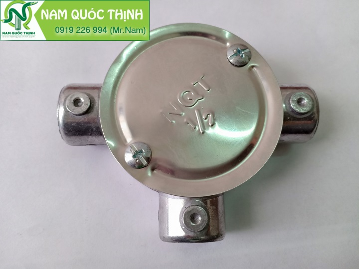 Hộp nối ren 3 ngã dùng cho ống thép ren IMC