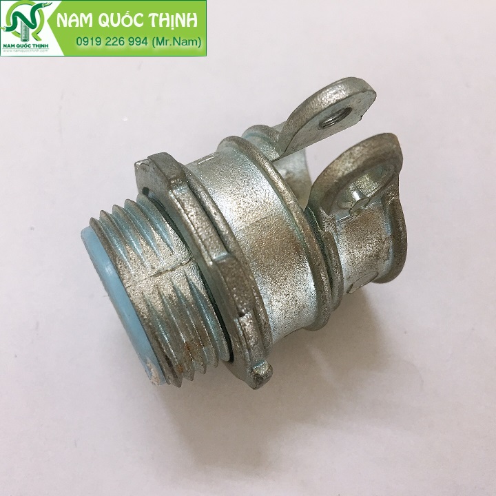 Phụ kiện đầu nối ống ruột gà thép dạng kẹp loại nhôm