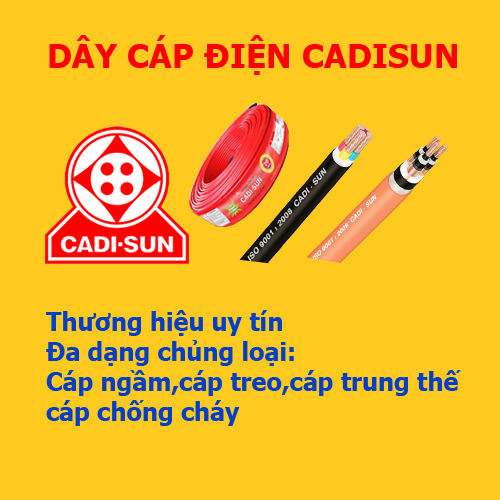 Chính sách đại lý dây cáp điện cadisun