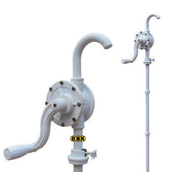 Bơm quay tay hóa chất bằng nhựa PP DBK LG-1015C