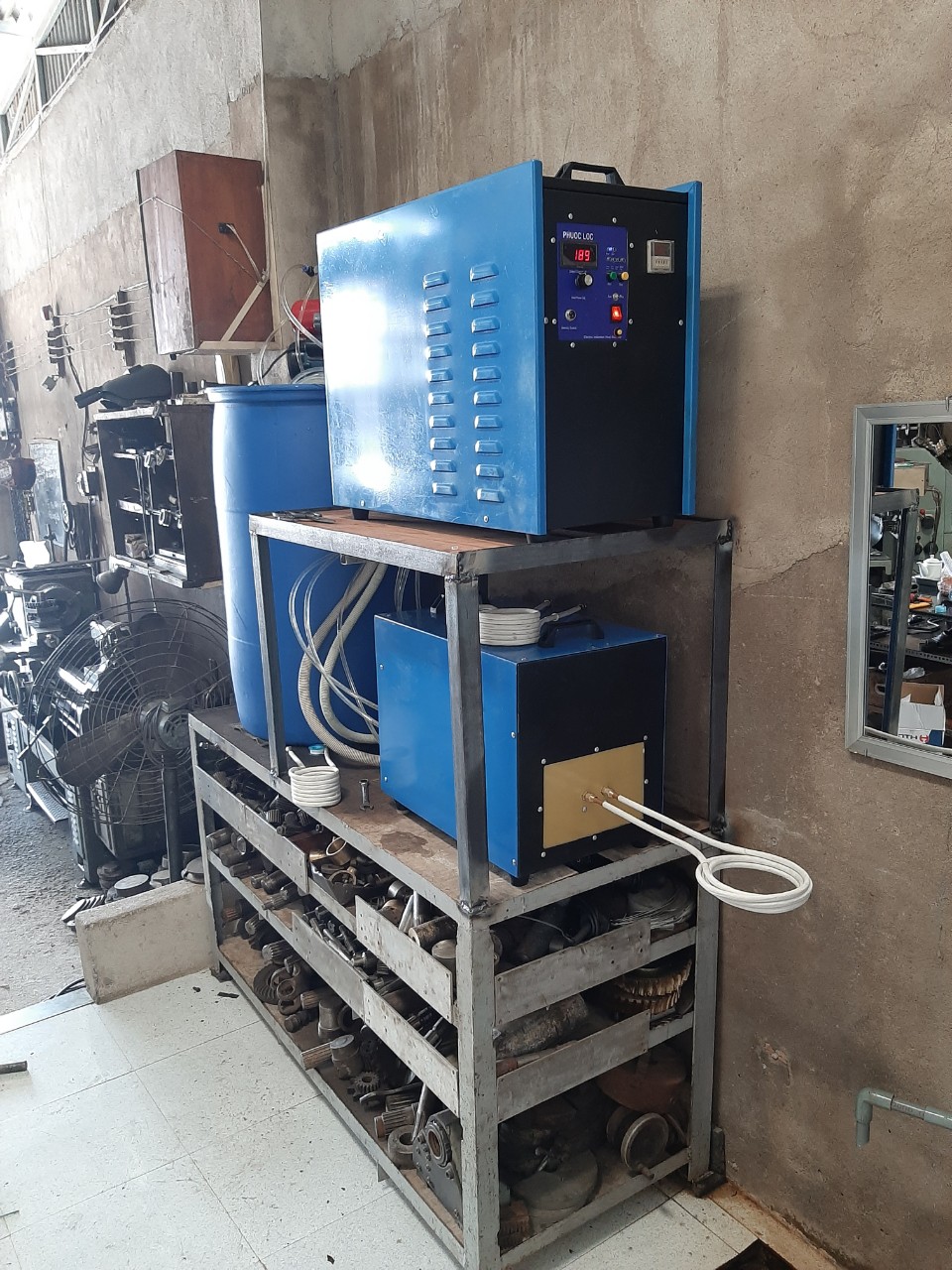 lò trui cao tần 60kva