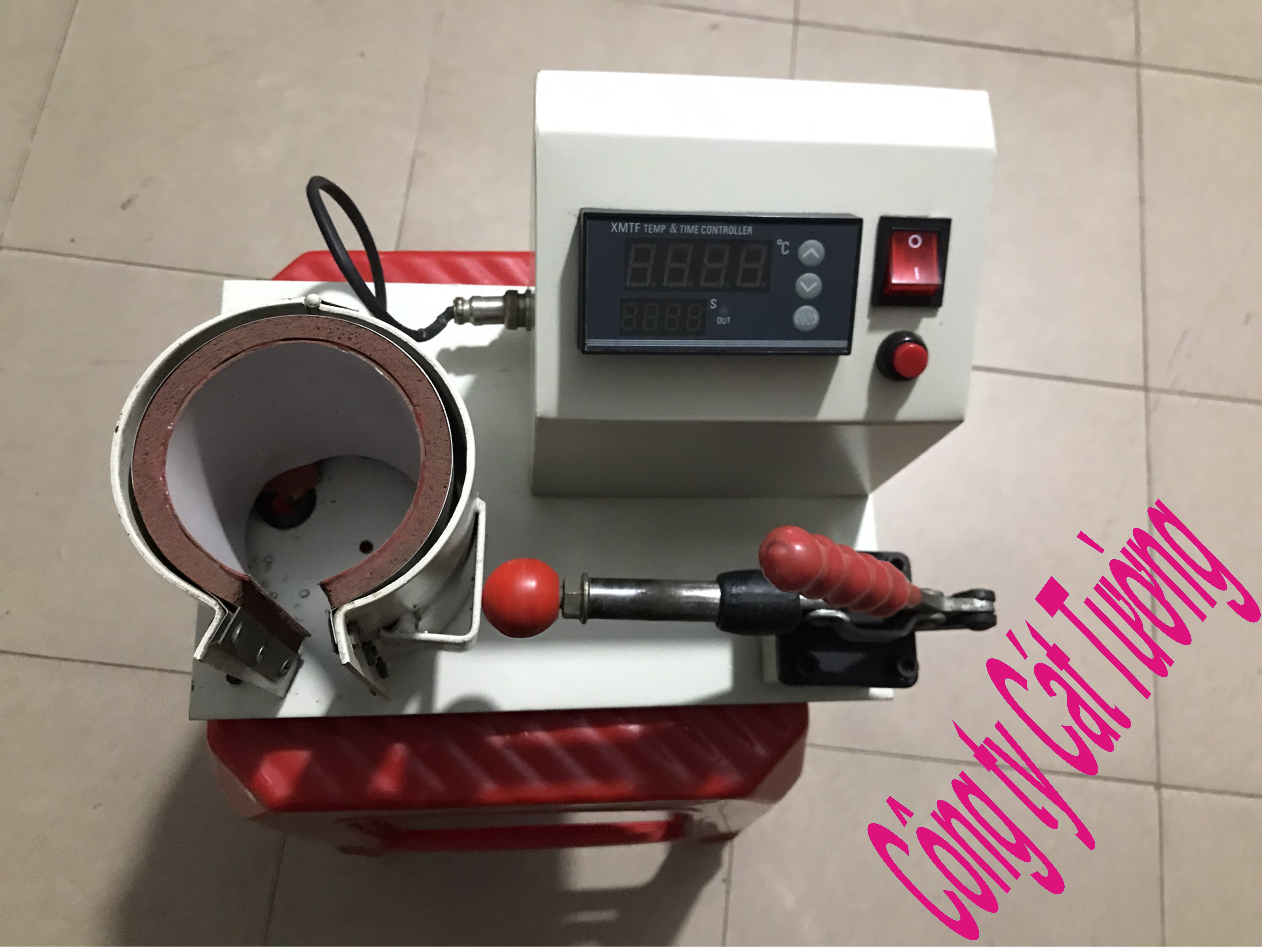 máy ép nhiệt ly và dĩa