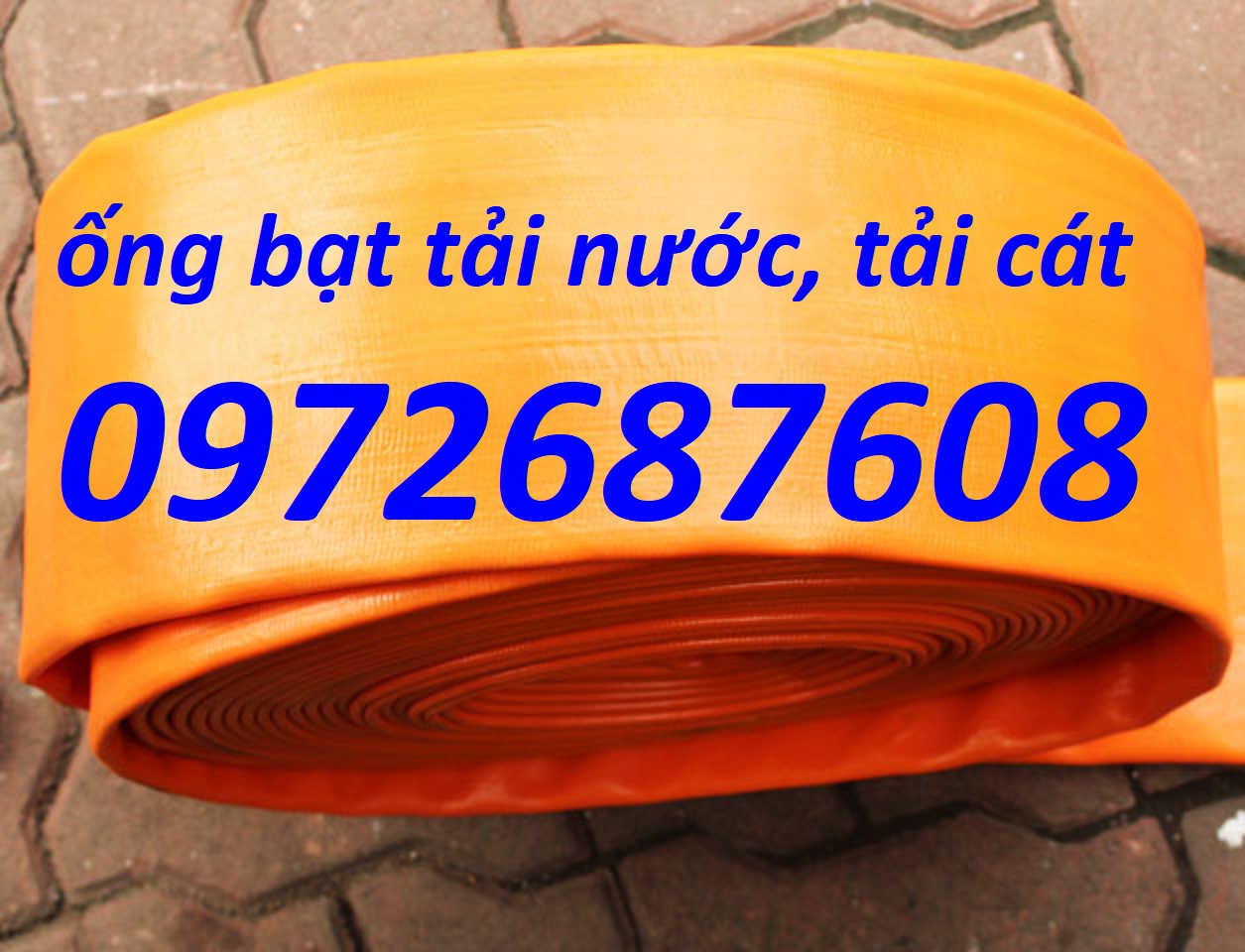 Ống bạt cốt dù, ống bạt bơm nước, ống bạt mềm pvc hút nước, cát, bùn