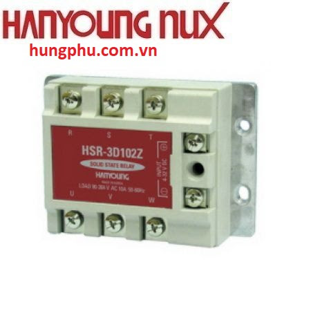 SSR Hanyoung 3 Pha 10A HSR-3A102Z,SSR Hanyoung,thiết bị đóng cắt hanyoung