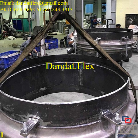 Cáp đồng bện, thanh đồng bện, dây đồng bện tiếp địa, khớp nối giãn nở inox cho trạm bơm công nghiệp, khop co gian