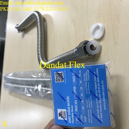 Dây cấp nước inox cho máy nước nóng lạnh