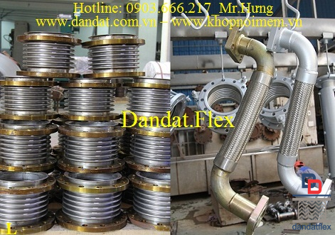 Khớp nối chống rung, khớp nối chống rung inox mặt bích