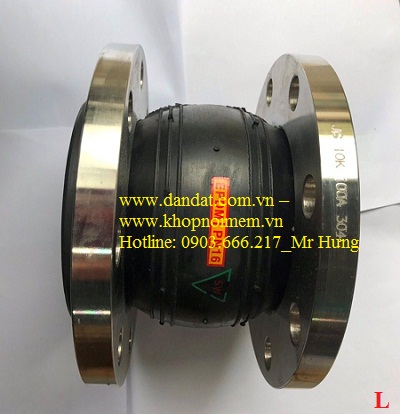 Khớp nối mềm cao su chống rung mặt bích inox ?