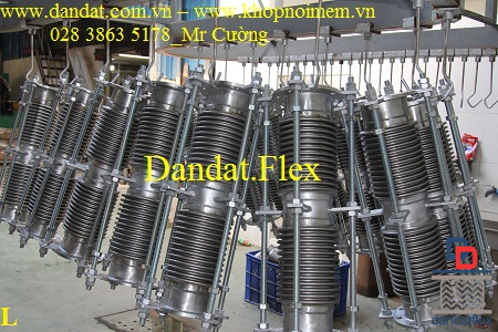 Ống chịu nhiệt đàn hồi dn300, ống giãn nở, ống co giãn, khớp giãn nở inox