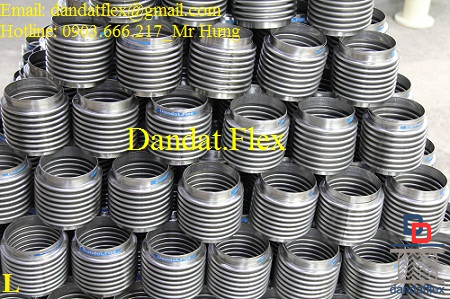 Ống co giãn inox 304, khớp nối inox, ống nối mềm inox