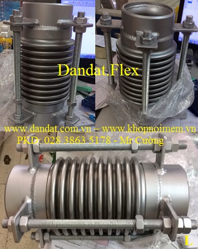 ống giãn nở nhiệt, khớp giãn nở inox (ES-100, 2 đầu chờ inox 304)