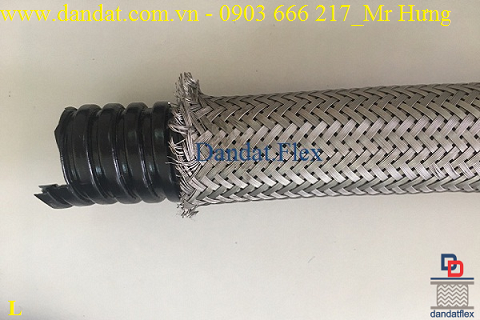 Ong ruot ga loi thep boc nhua pvc co luoi, Ống ruột gà lõi thép bọc nhựa pvc có lưới