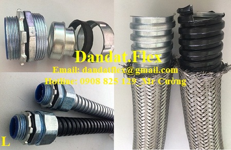 Ống ruột gà lõi thép chống thấm dầu