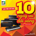 Cơ hội 10 ngày giảm giá cho những ai đang muốn mua đàn