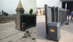 Cổng xếp trượt tự động, cổng xếp tự động