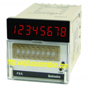 Bộ đếm Lên/ Xuống/ Lên xuống 8 chữ số DIN W72xH72, W144xH72mm F8A