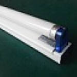 Máng Đèn Siêu Mỏng ASIATIC 1,2m đơn, đuôi chân đèn màu xanh dương