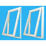 Cửa sổ nhựa lõi thép uPVC mở hất ra ngoài