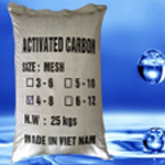 than lọc nước dạng viên, than hoạt tính dạng viên