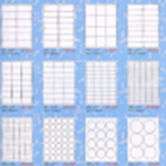 Giấy decal tomy A4 - 65 tem, 80 tem