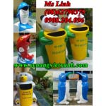 thùng rác công cộng, thùng rác 2 bánh xe, thùng rác composite, thùng rác 660 lít, thùng rác hình thú, thùng rác nhựa, thùng rác nắp bập bênh, thùng rác y tế