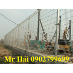 Hàng rào mạ kẽm , gập tam giác 2 đầu