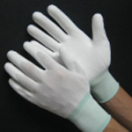 Găng tay phủ PU lòng màu trắng