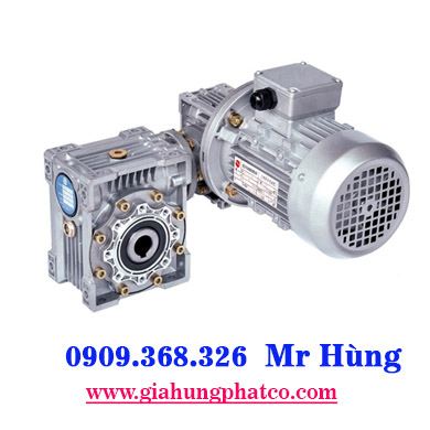 Động cơ giảm tốc cốt âm vuông góc 2 cấp