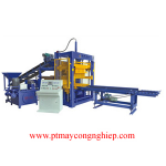 Máy ép gạch block xi măng ký hiệu QTY4-15